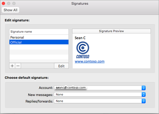 How To Set Up Signature In Outlook 2011 For Mac